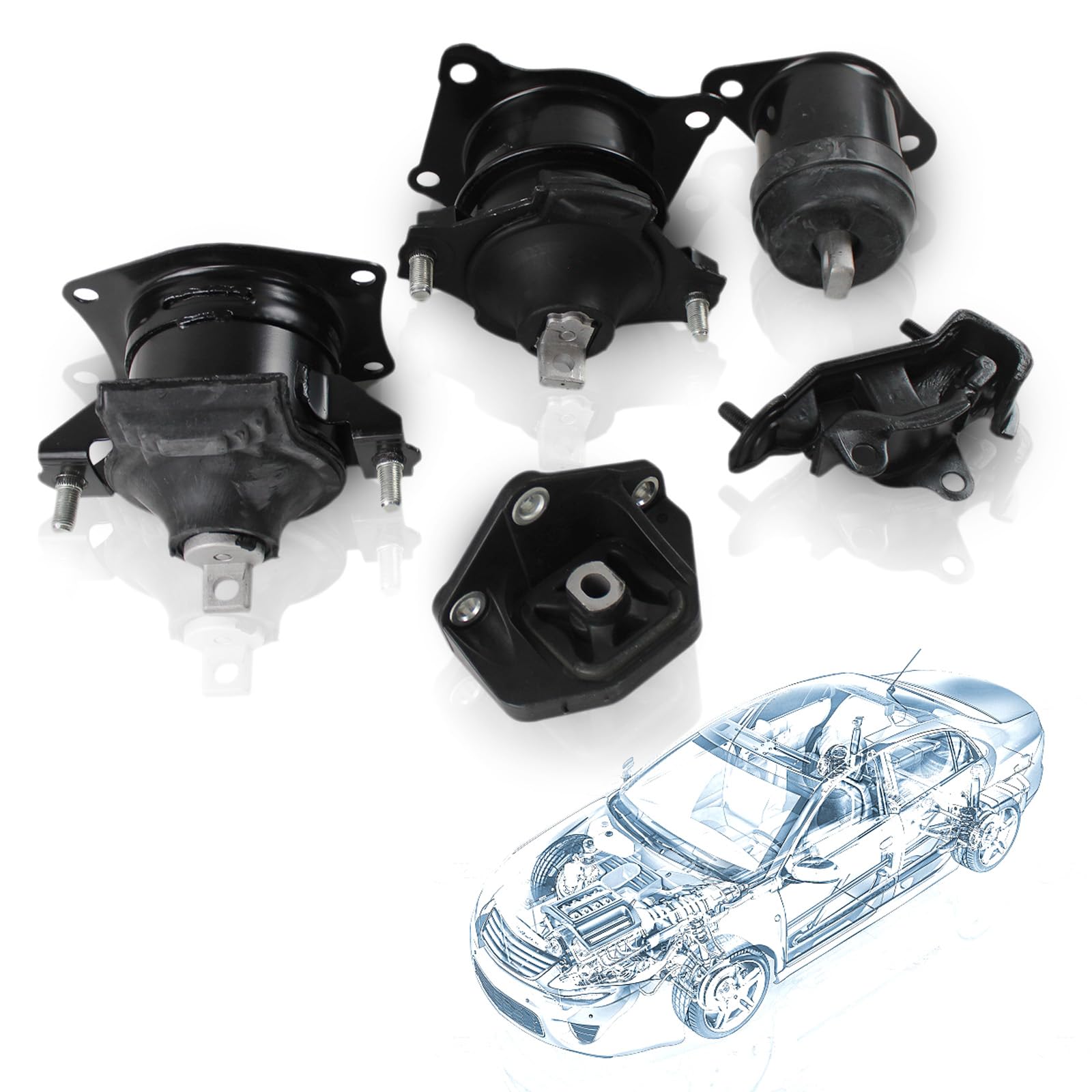 Amazon.com: COPACHI Engine Mounts Set Compatible with Acura TL 3.2